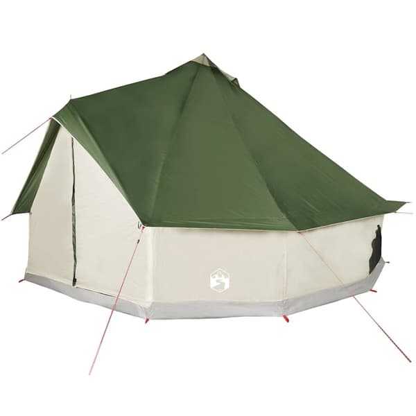 vidaXL 6-personers campingtelt vandtæt grøn