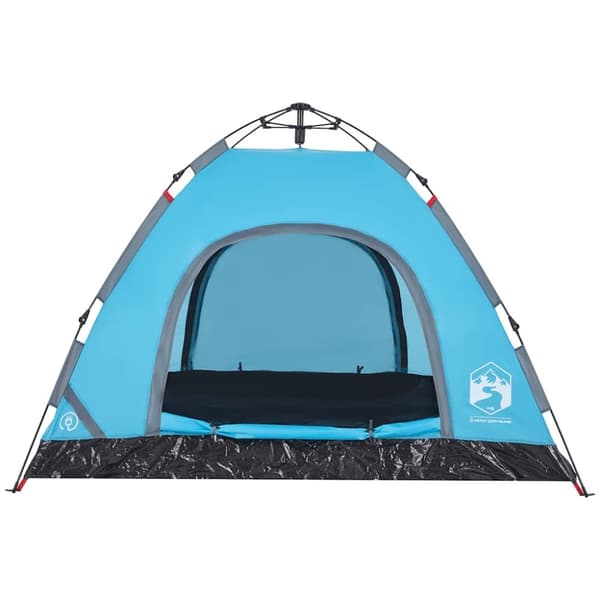 vidaXL 3-personers campingtelt quick-release blå