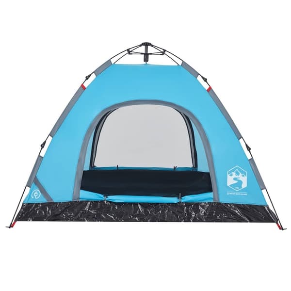 vidaXL 3-personers campingtelt quick-release blå