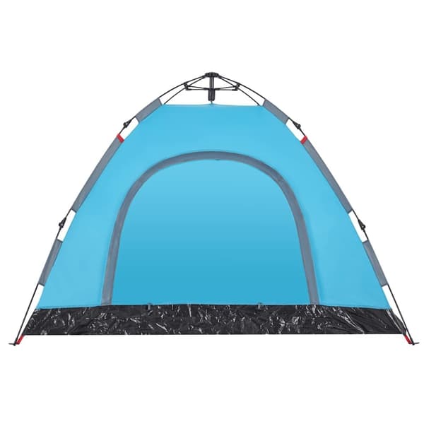 vidaXL 3-personers campingtelt quick-release blå