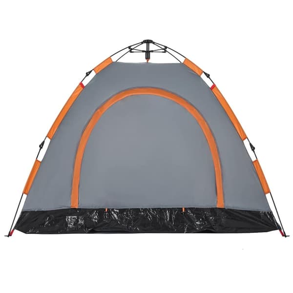 vidaXL Campingtält 3 personer orange snabbrest