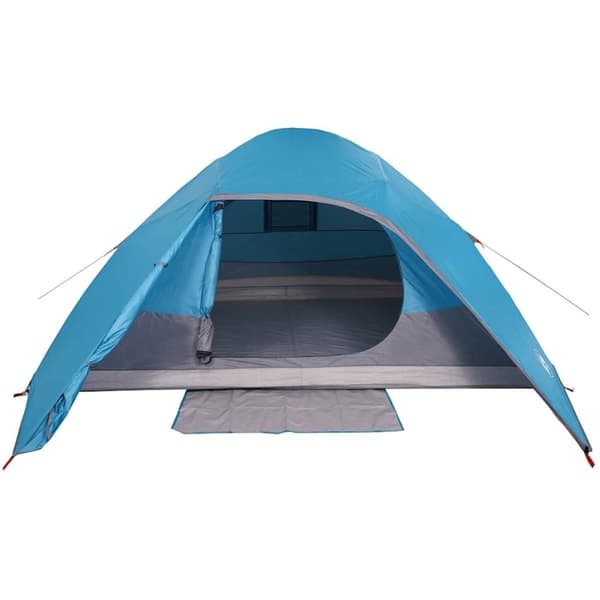 vidaXL Kuppeltelt for camping 6 personer blå vanntett