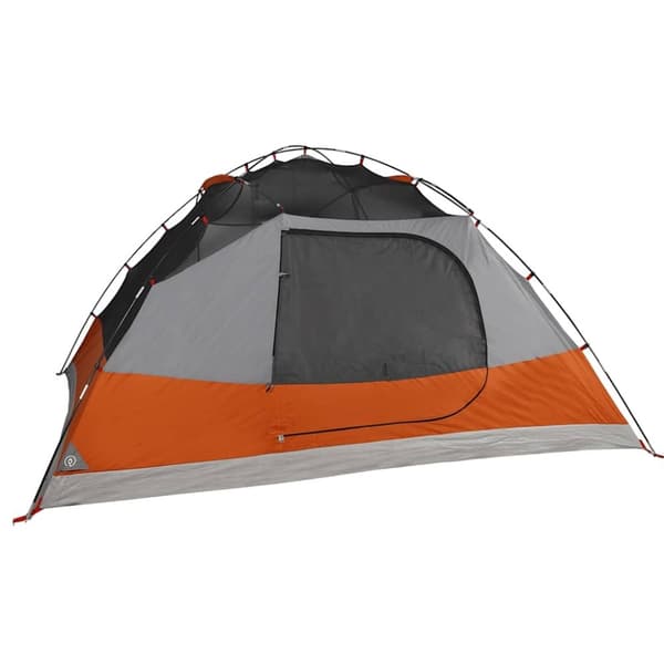 vidaXL Kuppeltelt for camping 4 personer grå vanntett