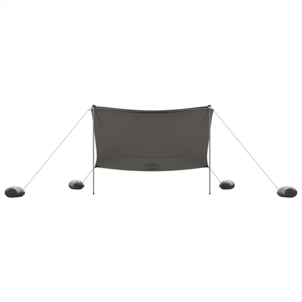vidaXL Strandbaldakin med sandankre blå 214x236 cm