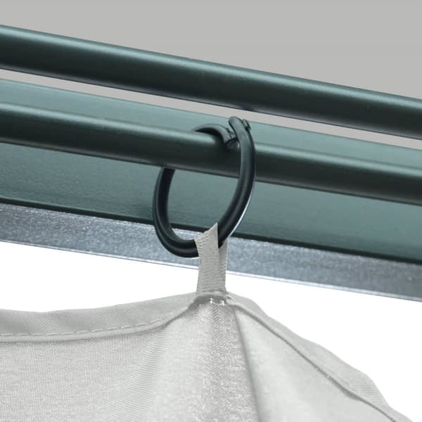 vidaXL havepavillon med gardin 300x300 cm aluminium cremefarvet - Festtelte & havepavilloner