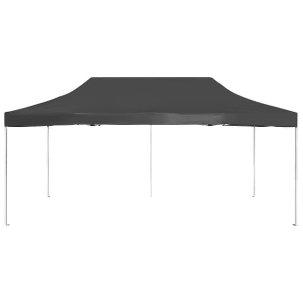 vidaXL foldbart festtelt aluminium 6 x 3 m antracitgrå -  Festtelte & havepavilloner
