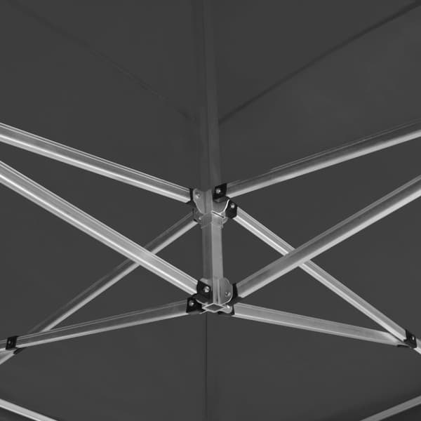 vidaXL foldbart festtelt aluminium 6 x 3 m antracitgrå -  Festtelte & havepavilloner