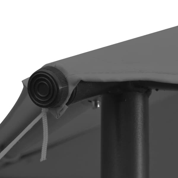 vidaXL Paviljong 4x4x3 m antracit 180 g/m² -  Partytält & paviljoner