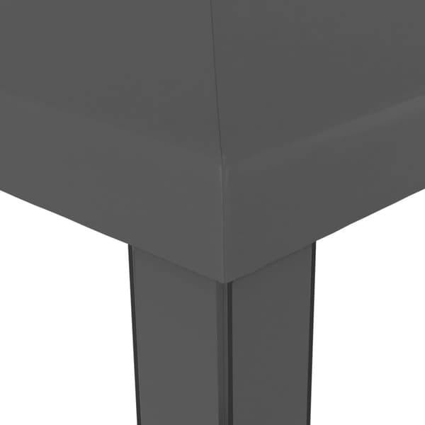vidaXL pavillon med dobbelttag 3x6 m antracitgrå -  Festtelte & havepavilloner
