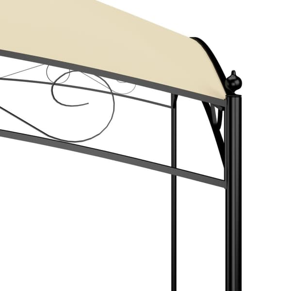vidaXL Huvimaja 3x3x2,65 m kerma 180 g/m² -  Katokset & huvimajat