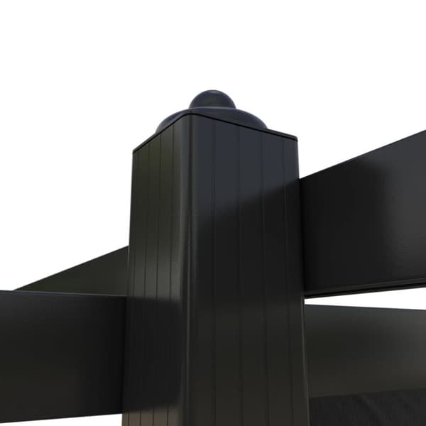 vidaXL havepavillon med sammenrulleligt tag 3x3 m antracitgrå -  Festtelte & havepavilloner