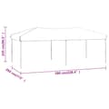 Miniatyrbillede 10 af 11: vidaXL foldbart festtelt 3x6 m antracitgrå -  Festtelte & havepavilloner
