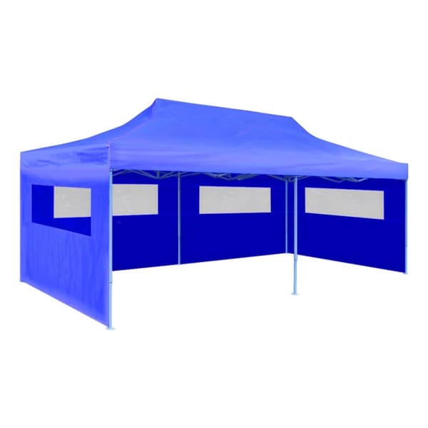 vidaXL Pop-up partytält hopfällbart 3 x 6 m blå -  Partytält & paviljoner