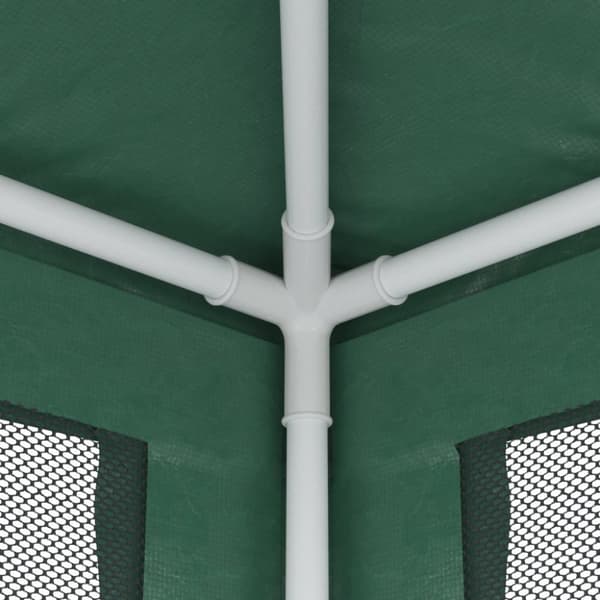 vidaXL Juhlateltta 4 verkkosivuseinää vihreä 3x4 m HDPE -  Katokset & huvimajat