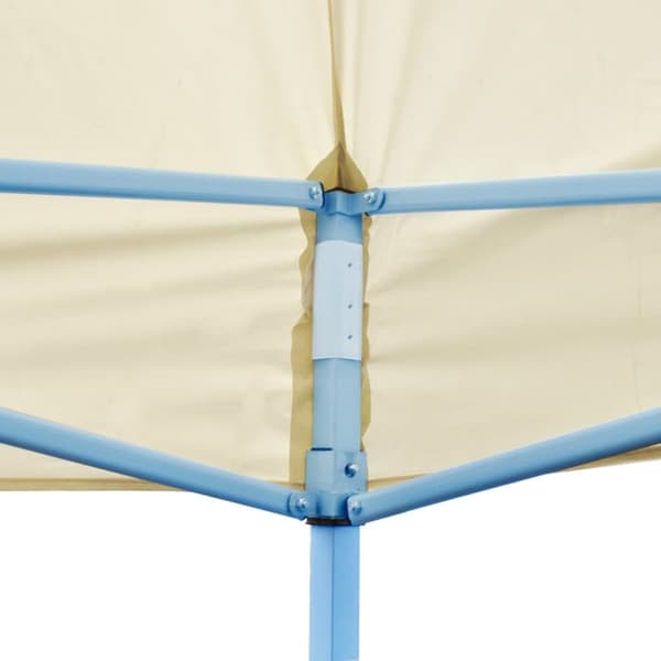 vidaXL foldbart pop up-festtelt 3 x 6 m cremefarvet -  Festtelte & havepavilloner