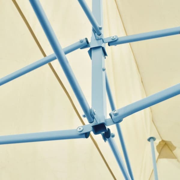 vidaXL foldbart pop up-festtelt 3 x 6 m cremefarvet -  Festtelte & havepavilloner