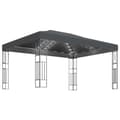 Miniatyrbild 3 av 11: vidaXL Paviljong med ljusslinga LED 3x4 m antracit tyg -  Partytält & paviljoner