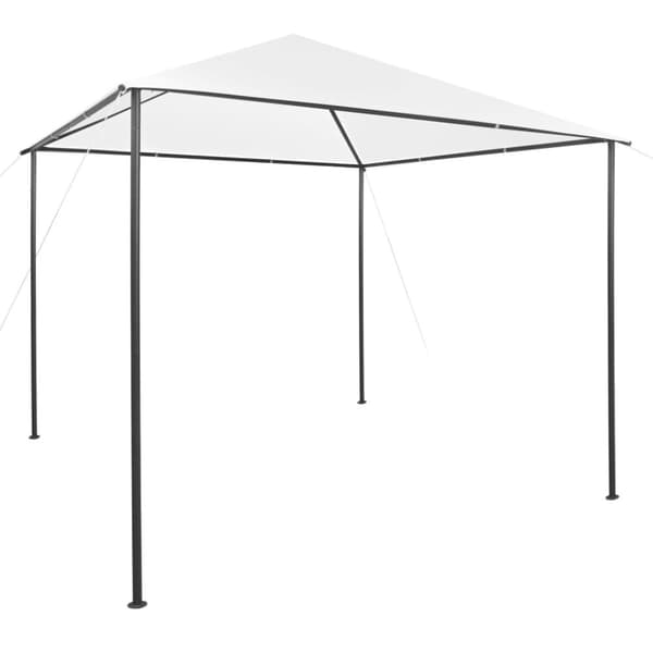 vidaXL Paviljong 3x3x2,9 m vit 180 g/m² -  Partytält & paviljoner