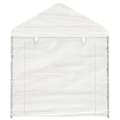 Miniatyrbillede 5 af 9: vidaXL pavillon med tag 13,38x2,28x2,69 m polyethylen hvid -  Festtelte & havepavilloner
