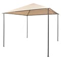 Miniatyrbild 1 av 9: vidaXL Paviljong 3x3 m stål beige -  Partytält & paviljoner