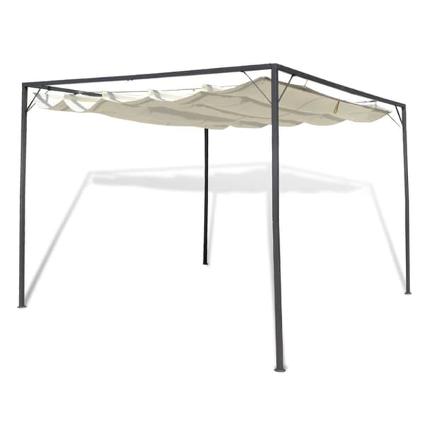 vidaXL havepavillon med tilbagetrækkeligt tag -  Festtelte & havepavilloner
