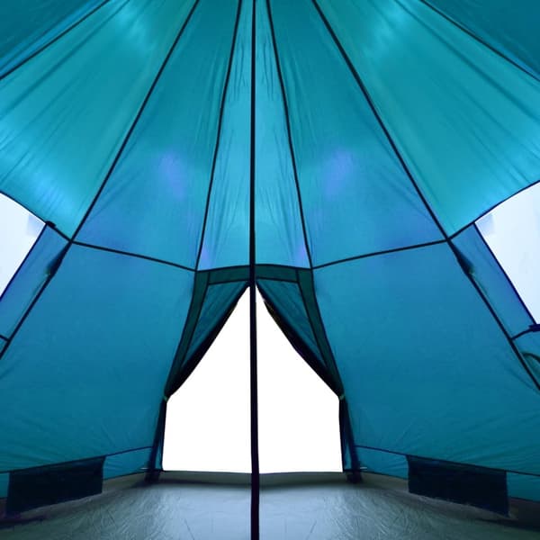 vidaXL Tipi-tält 4 personer blå vattentätt -  Tält