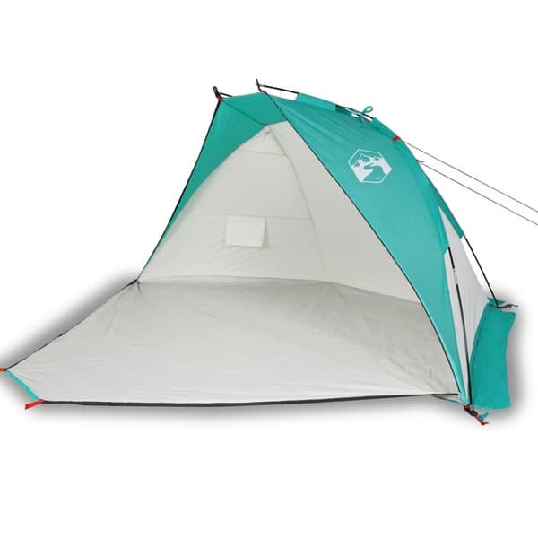 vidaXL Strandtält havsgrön 268x223x125 cm 185T polyester -  Tält