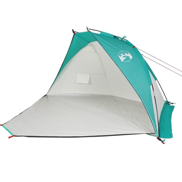 vidaXL Strandtält havsgrön 268x223x125 cm 185T polyester -  Tält