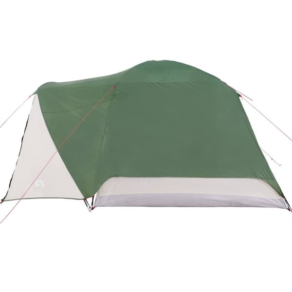 vidaXL 6-personers campingtelt med fortelt vandtæt grøn -  Telte