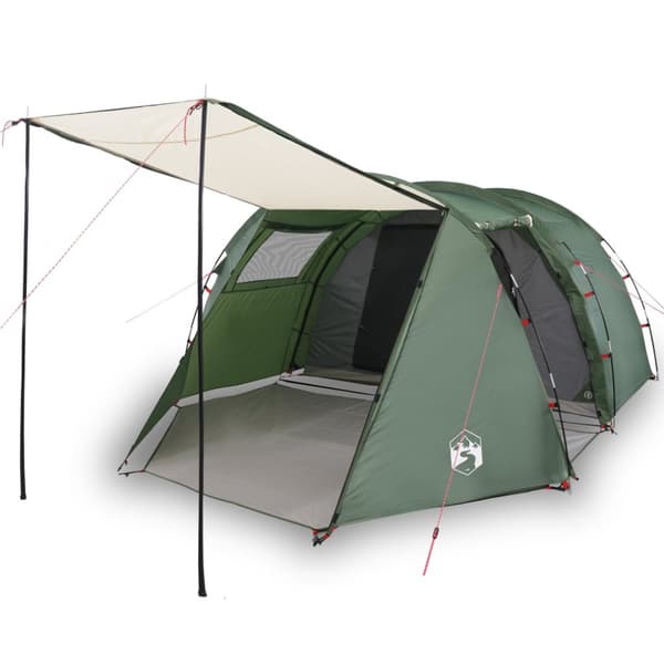 vidaXL 4-personers campingtelt vandtæt grøn -  Telte