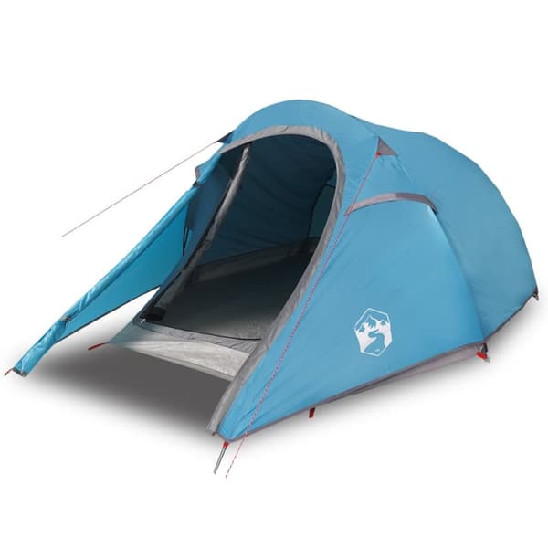 vidaXL 2-personers campingtelt vandtæt blå -  Telte