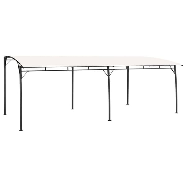 vidaXL fritstående markise 6x3x2,55 m cremefarvet - Festtelte & havepavilloner