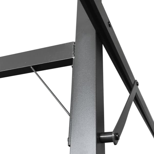 vidaXL pergola med sammenrulleligt tag 295x292x230 cm antracitgrå -  Festtelte & havepavilloner