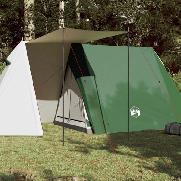 vidaXL 3-personers campingtelt vandtæt grøn -  Telte
