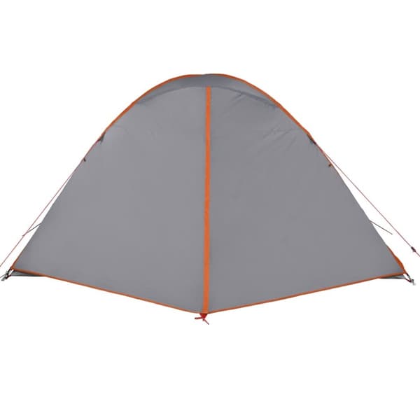 vidaXL 6-personers campingtelt vandtæt kuppel grå og orange -  Telte