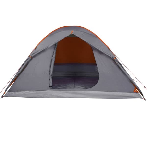 vidaXL 6-personers campingtelt vandtæt kuppel grå og orange -  Telte