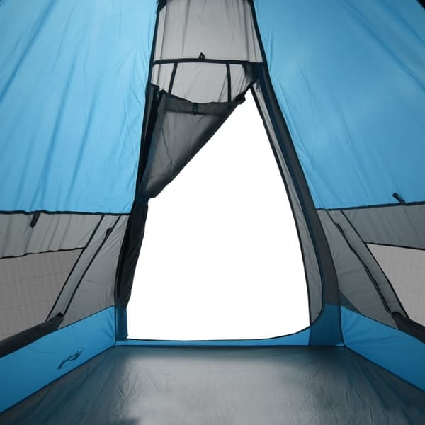 vidaXL Tipi-tält 7 personer blå vattentätt -  Tält