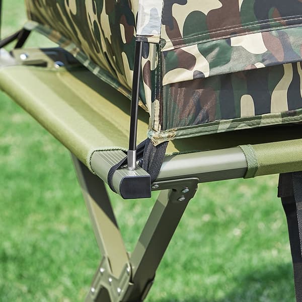 Rootz 4-in-1 Camping Telttasarja - Yhden hengen teltta - Pop-Up-teltta - Telttasänky - Kannettava lepotuoli - Kestävää Oxford Nylon - Helppo kuljettaa