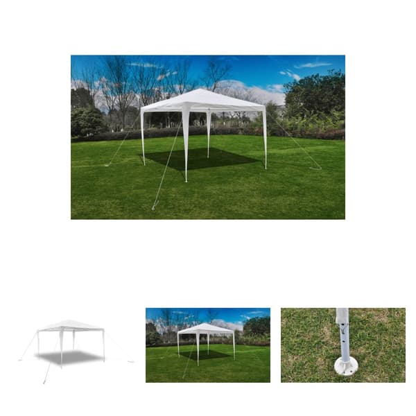 The Living Store havepavillon med pyramideformet tag 3 x 3 m -  Festtelte & havepavilloner