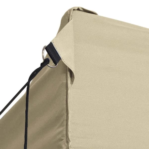 The Living Store foldbart telt med 3 vægge 3x4,5 m cremefarvet -  Festtelte & havepavilloner