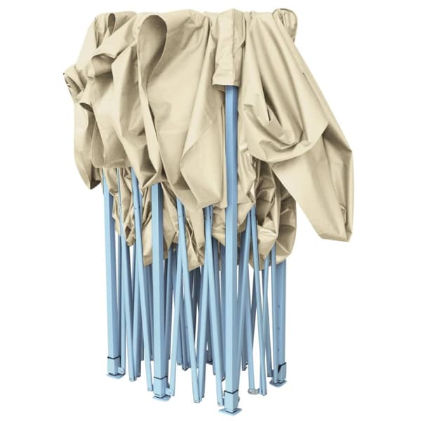 The Living Store foldbart pavillontelt pop-up 3 x 6 m cremehvid -  Festtelte & havepavilloner