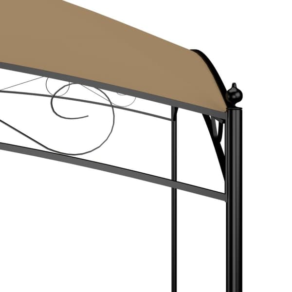 The Living Store pavillon 3x3x2,65 m 180 g/m² gråbrun -  Festtelte & havepavilloner