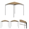 Miniatyrbillede 1 af 6: The Living Store pavillon 3x3x2,65 m 180 g/m² gråbrun -  Festtelte & havepavilloner