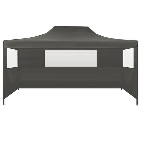 The Living Store Kokoontaittuva juhlateltta 3 sivuseinää 3x4 m teräs antrasiitti -  Katokset & huvimajat