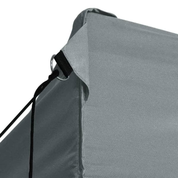 The Living Store Kokoontaittuva juhlateltta 3 sivuseinää 3x4 m teräs antrasiitti -  Katokset & huvimajat