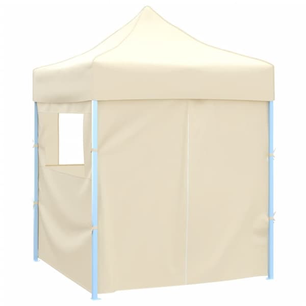 The Living Store Kokoontaittuva juhlateltta 4 sivuseinää 2x2 m teräs kerma - Katokset & huvimajat