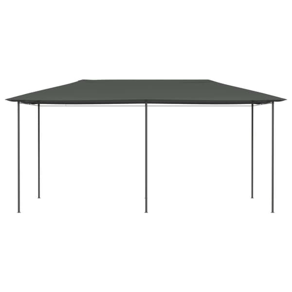 The Living Store Paviljong 3x6x2,6 m antracit 160 g/m² -  Partytält & paviljoner