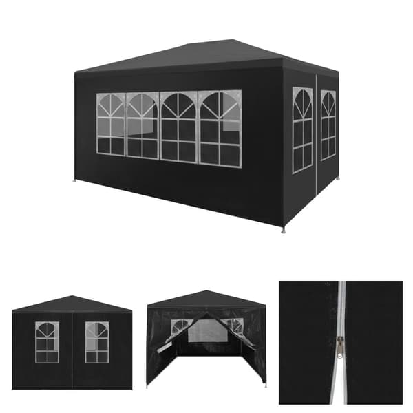 The Living Store festtelt 3 x 4 m antracitgrå -  Festtelte & havepavilloner