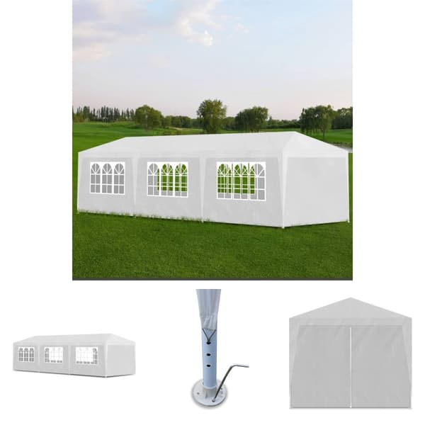 The Living Store Juhlateltta 3x9 m valkoinen -  Katokset & huvimajat
