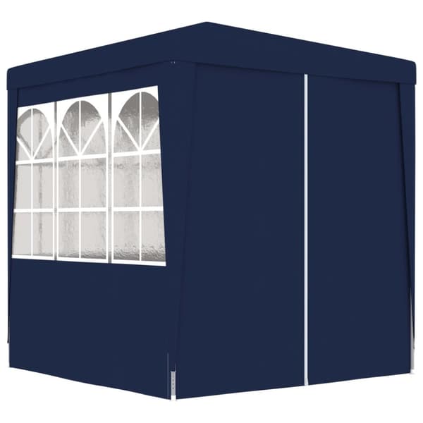 The Living Store Professionellt partytält med väggar 2,5x2,5 m blå 90 g/m² -  Partytält & paviljoner